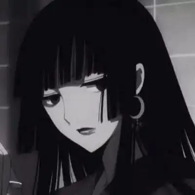 恐怖动漫头像女恐怖黑暗血腥头像女生
