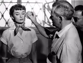 1953年罗马假日中女神奥黛丽赫本的幕后照片
