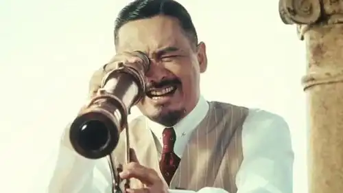 高分神作让子弹飞,周润发葛优姜文主演电影,发哥拿望远镜霸气外漏
