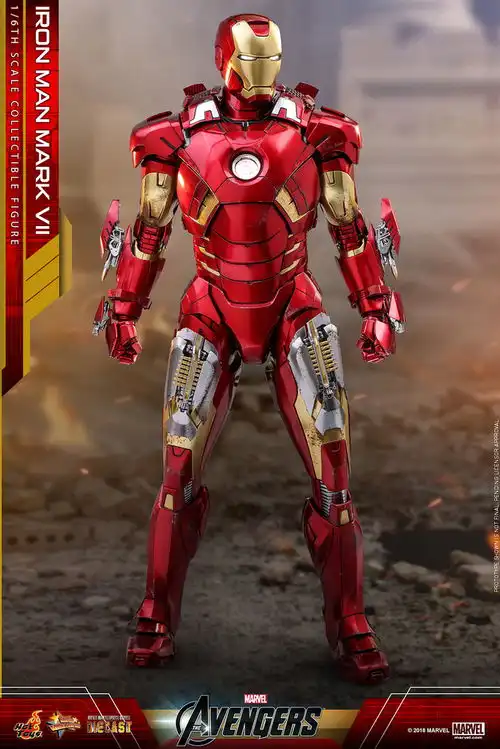 hottoys复仇者联盟16钢铁侠markvii收藏级人偶开售公布
