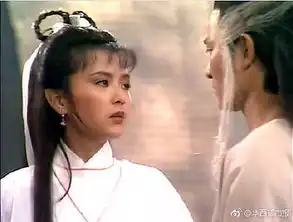 83版杨过小龙女再重逢刘德华与陈玉莲相拥合照
