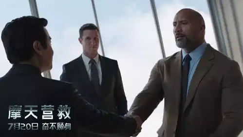 暑期档唯一一部好莱坞大片巨石强森携手昆凌,奋不顾身,摩天营救
