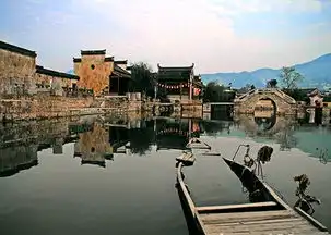 揭秘爸爸去哪儿取景,徽州一梦,宏村映霞
