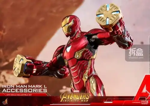 hottoys漫威电影复仇者联盟3无限战争钢铁侠mk5016配件包
