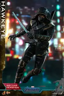 hottoys复仇者联盟4终局之战鹰眼浪人16比例合金珍藏人偶
