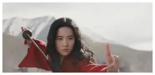 刘亦菲花木兰剧照武替