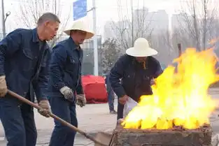 延禧攻略打铁花,昨夜在郑东花卉璀璨上演

