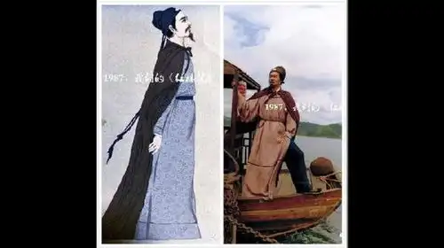 惊艳时光的1987红楼梦服装设计手稿和剧照
