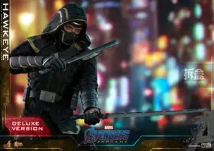 hottoys复仇者联盟4终局之战鹰眼浪人16比例合金珍藏人偶
