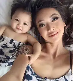 美国一年轻妈妈每天晒与女儿相同表情的照片,画面温馨幸福
