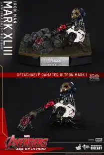 再版hottoys复仇者联盟2奥创纪元钢铁侠mark4316比例合金珍藏人偶
