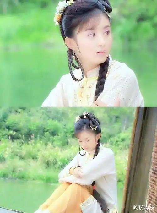 赵丽颖一人演完七仙女红儿霸气青儿可爱,看到紫儿沦陷了
