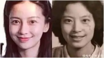 杨颖父母年轻照曝光,混血基因影响大,看完还觉得她整容吗
