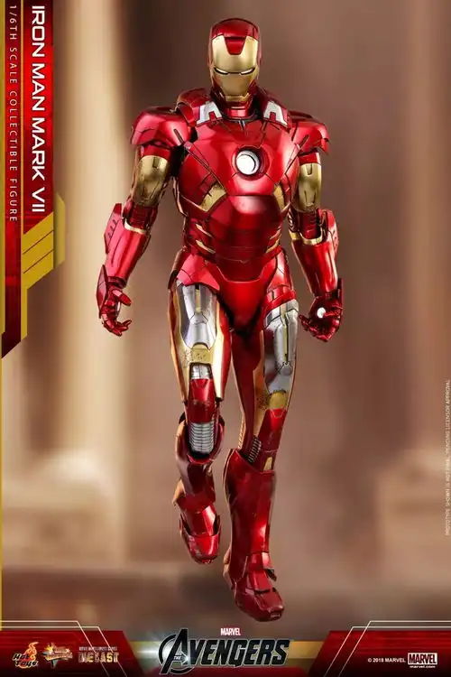 新品预定hottoys16mms500d27压铸合金复仇者联盟钢铁侠mk7
