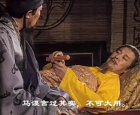 诸葛亮为什么要挥泪斩马谡,就不能放过马谡吗
