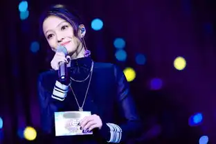 组图张韶涵穿蓝色纱裙尽显优雅魅力深情演唱电眼迷人

