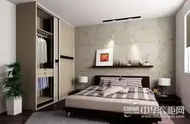 蜗居里打造爱情童话温馨惬意卧室衣柜图片