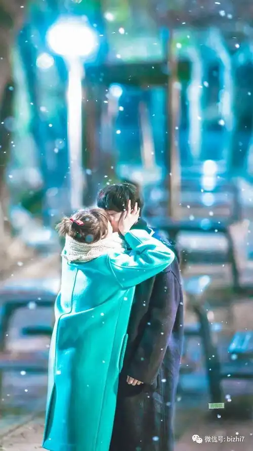 举重妖精金福珠唯美雪中接吻图片