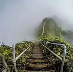 美哭了通往天国的阶梯瓦胡岛
