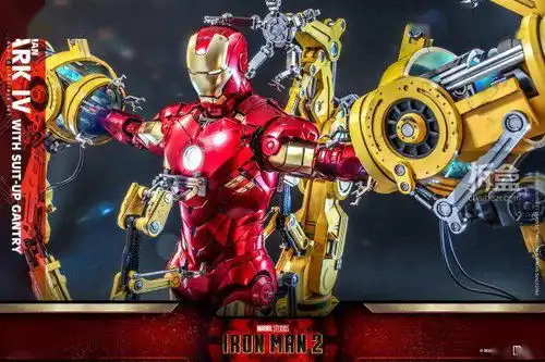 hottoys14钢铁侠mk4拆甲机台可动人偶
