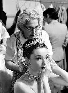 1953年罗马假日中女神奥黛丽赫本的幕后照片
