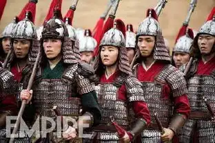 出演花木兰的几位女星,素颜刘亦菲身着铁甲钢盔,感觉如何