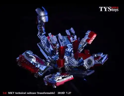 新品预定tystoys16tony用钢铁侠mk5手提箱可动爆甲版
