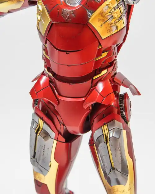 怀念华丽的首次集结hottoys钢铁侠mark7合金版16可动人偶
