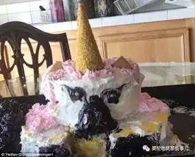 小朋友的生日蛋糕,真是一不小心就会让他们过早明白什么叫童话里都是骗人的
