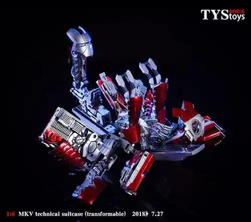 新品预定tystoys16tony用钢铁侠mk5手提箱可动爆甲版
