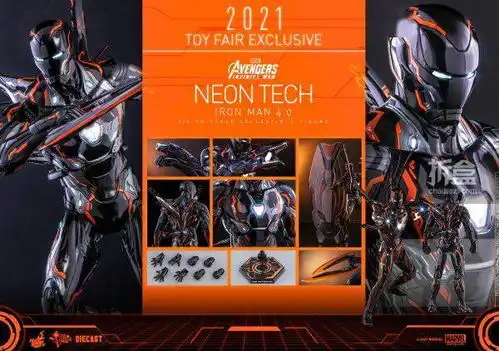 hottoyschinajoy限定款复仇者联盟3无限战争钢铁侠创战光速橙16比例合金珍藏人偶

