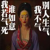 刘亦菲花木兰妆表情包微信头像图片大全

