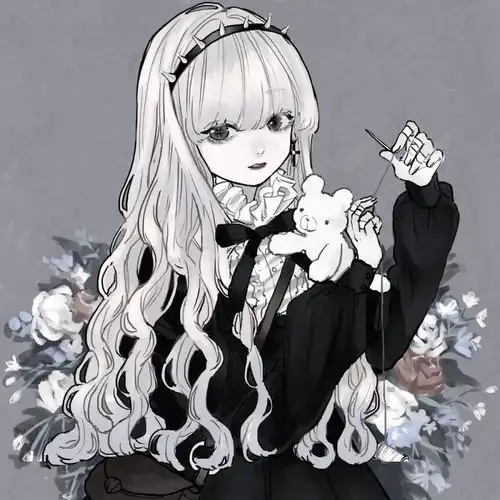插画壁纸头像暗黑系精致洛丽塔漫画美少女姐妹闺蜜女生最爱