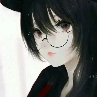 黑化的头像动漫少女病娇黑化的女生动漫头像