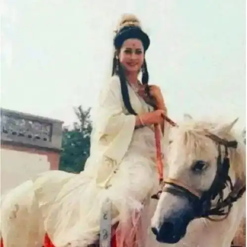 无法重拍的瞬间唐僧搂着观音,八戒骑黑毛驴,沙僧吸烟
