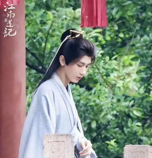成毅莲花楼路透曝光蓝衣古装很养眼,曾舜晞肖顺尧颜值高