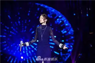 组图逆龄生长张韶涵穿蓝色纱裙尽显优雅深情开唱韵味十足

