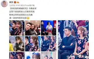 金莎晒九宫格庆倾城时光收官,与金瀚关系引猜疑,回复被点赞