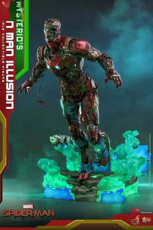 hottoysht蜘蛛侠英雄远征幻觉僵尸钢铁侠16可动人偶

