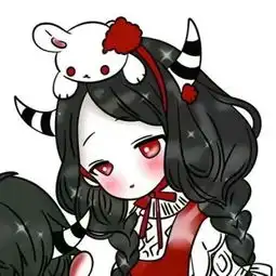 黑暗系动漫情侣头像
