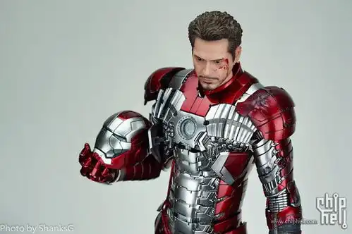 hottoys钢铁侠2钢铁侠markv16比例合金压铸
