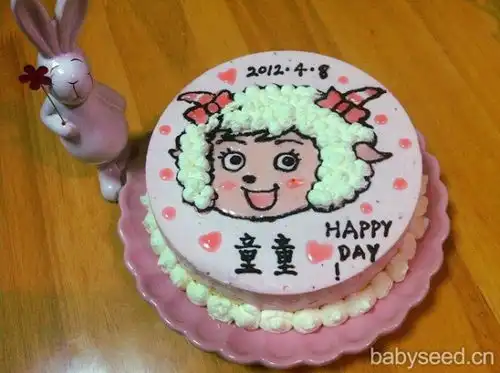 生日蛋糕喜羊羊图片
