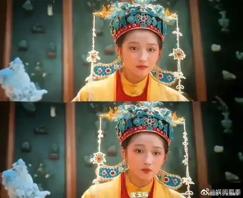 关晓彤贾元春剧照,很多人说,关晓彤没演出贾元春雍容华贵的气质
