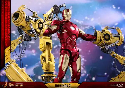 hottoys新品16压铸合金钢铁侠2钢铁侠mk4拆甲机台套装mms462d22标版
