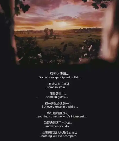电影怦然心动中的经典台词
