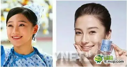 袁姗姗素颜被指像孙俪疑似整容山寨多位女星

