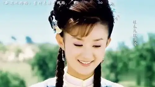 赵丽颖演的晴儿第一次出场,比所有主角都好看明眸皓齿,美翻了
