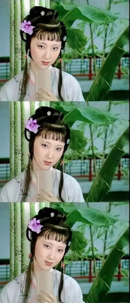 八七87版红楼梦林黛玉无水印剧照,金陵十二钗其一
