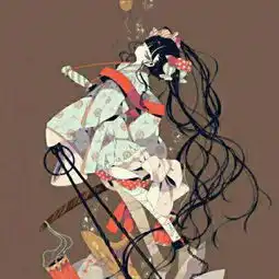 黑暗丧系动漫图片女生头像二次元病娇少女图片