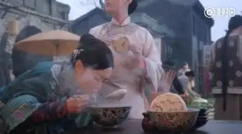 那年花开变美食剧,孙俪蹲地上狂吃,陈晓狼吞虎咽
